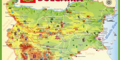 Bulgaria mappa visite turistiche