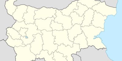 Mappa di Bulgaria mappa vettoriale