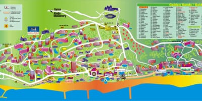 Golden beach Bulgaria mappa