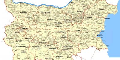 Bulgaria paese mappa